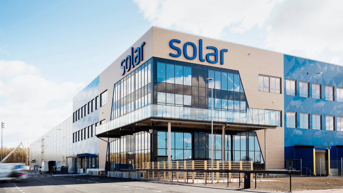 Solars logistikcentrum i Kumla där Restaurang Via ligger